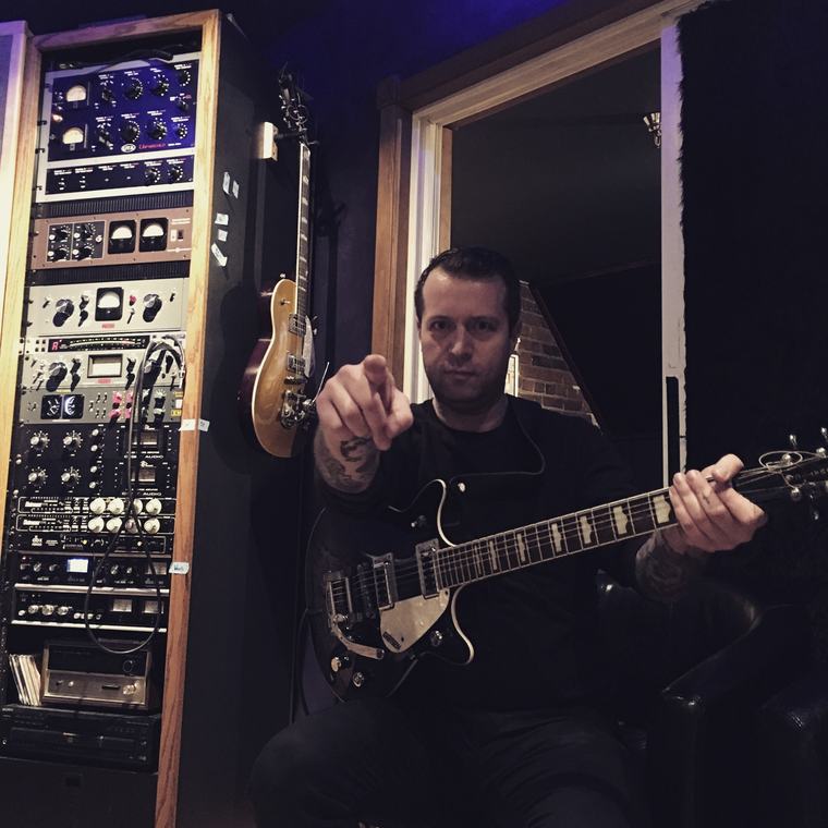 King Dude at Orbit Audio, a Seattle recording studio